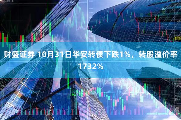 财盛证券 10月31日华安转债下跌1%，转股溢价率1732%