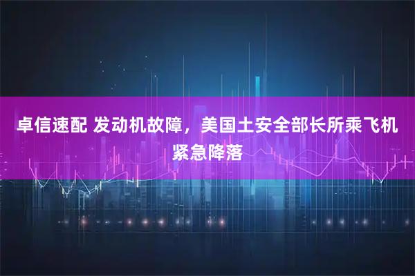 卓信速配 发动机故障，美国土安全部长所乘飞机紧急降落